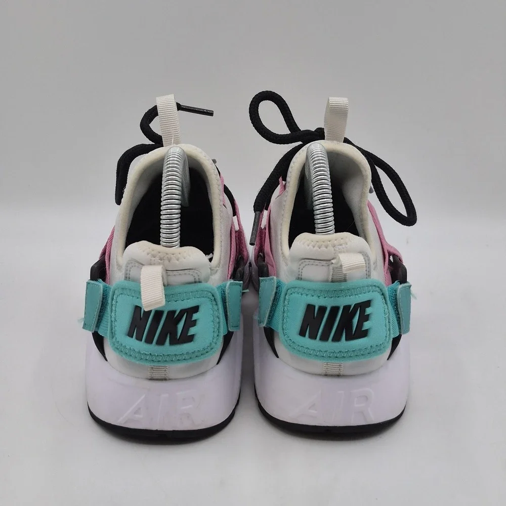 Nike Air Huarache City Low‎ Shoes Womens Size 6 White Pink Teal Black AH6804-014